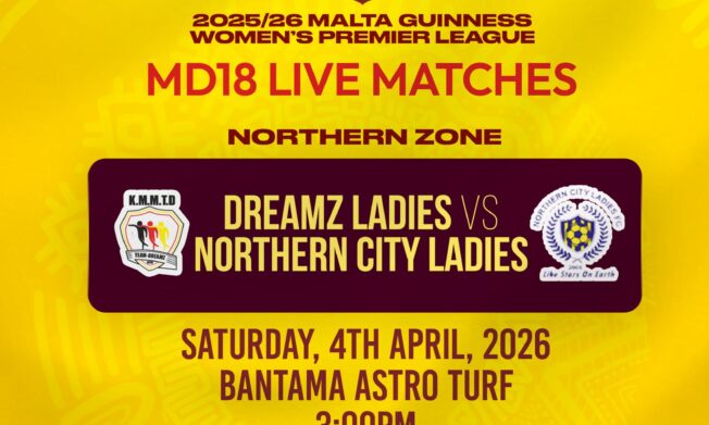 Malta Guinness Women’s Premier League: Dreamz Ladies vs. Northern City Ladies Live on TV
