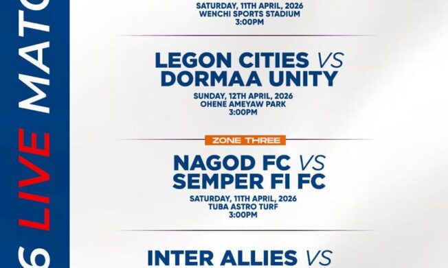 Four thrilling Access Bank Division One League encounters to broadcast live this weekend