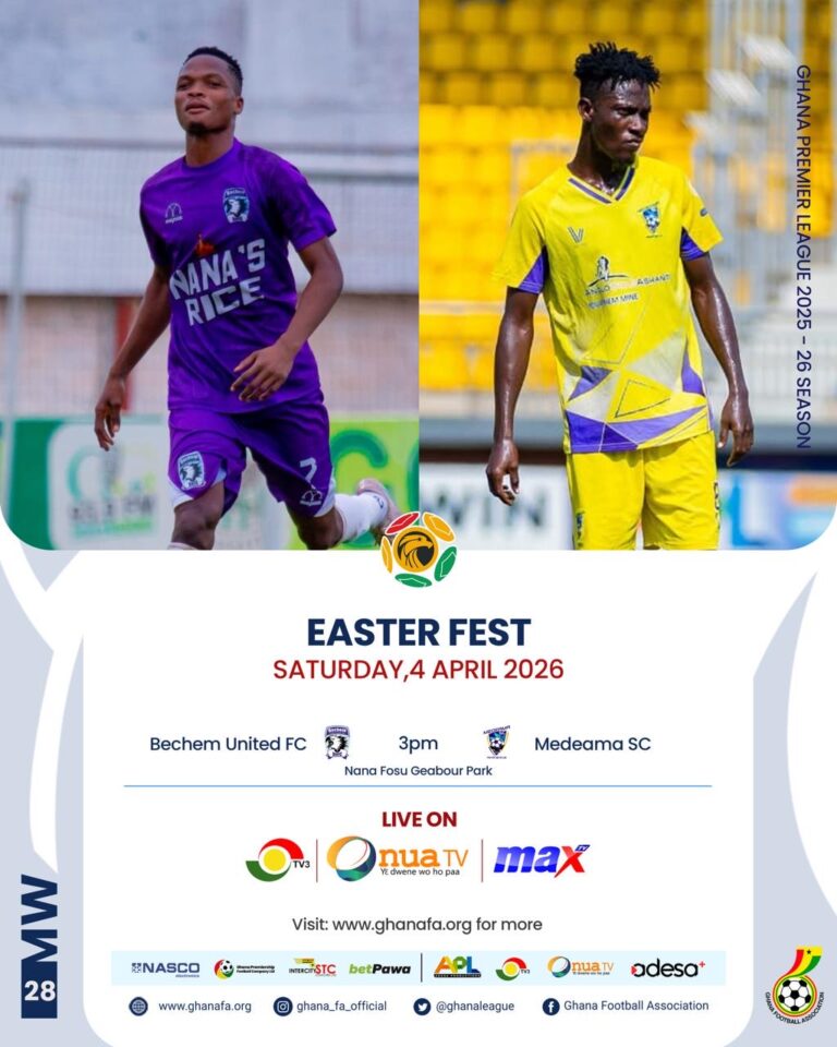 Premier League: Leaders Medeama face stern test against resolute Bechem United