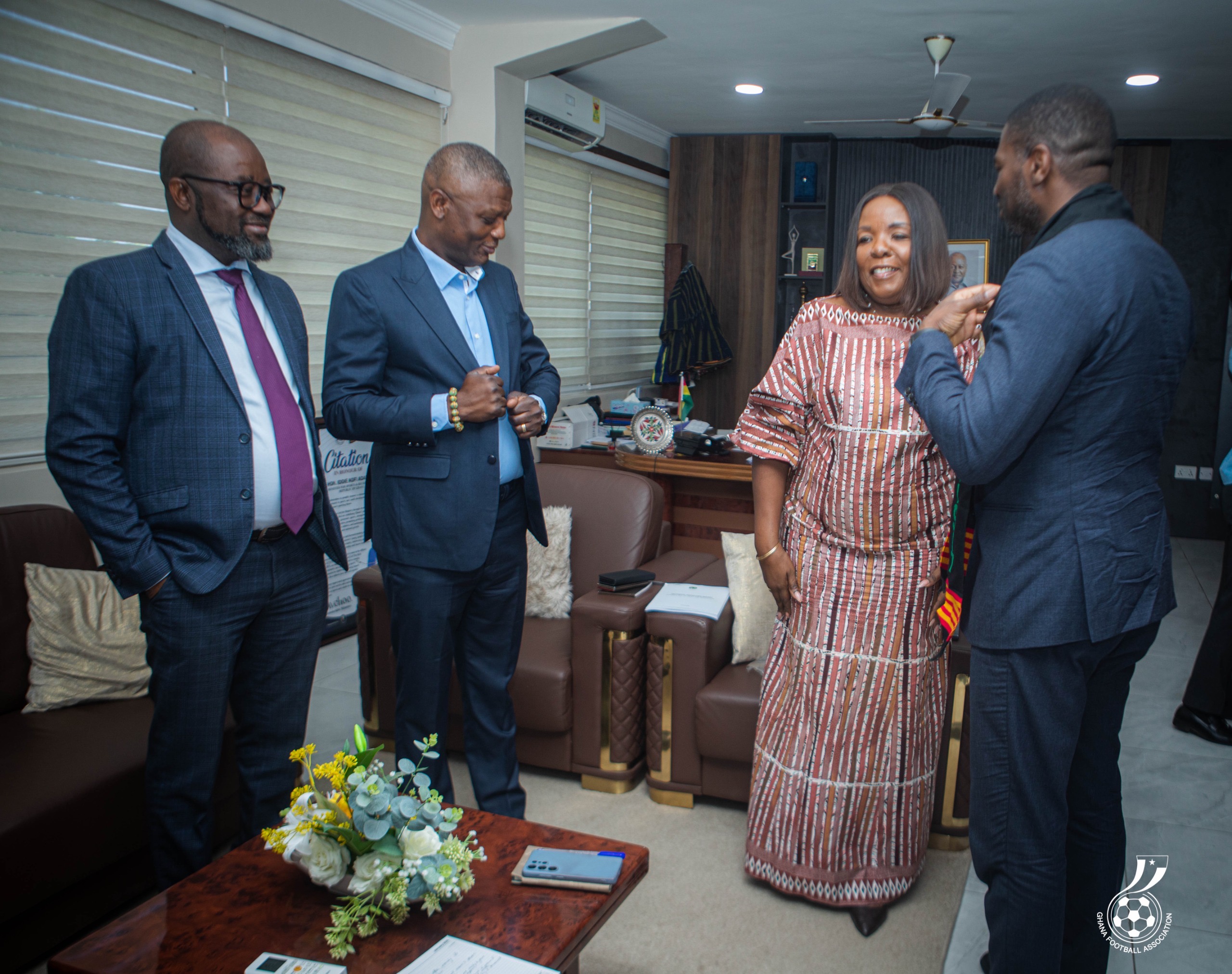 GFA President and CAF General Secretary engage Sports Minister to bolster Ghana’s bid for major tournament hosting