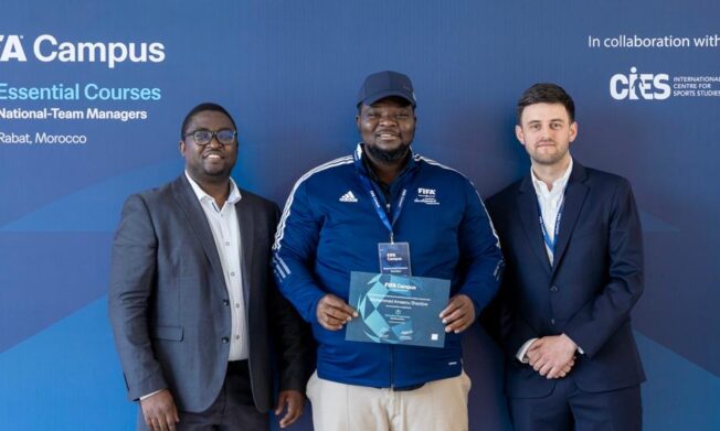 Ameenu Shardow completes FIFA Executive Programme for national team managers
