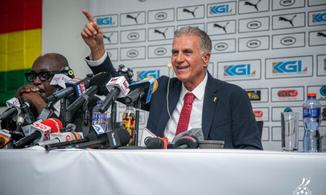 IMAGES: Carlos Queiroz unveiled in Accra