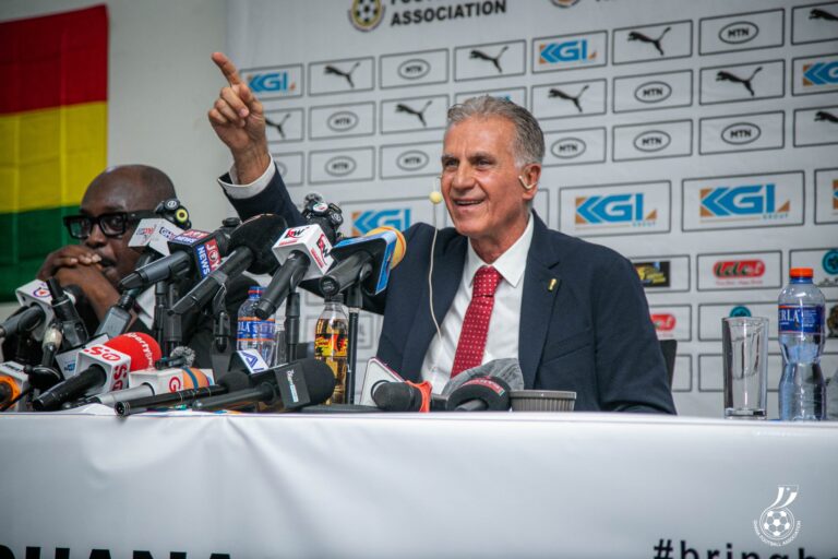 IMAGES: Carlos Queiroz unveiled in Accra