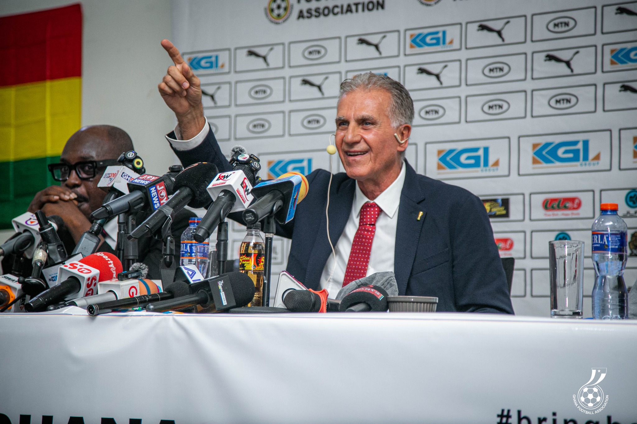 IMAGES: Carlos Queiroz unveiled in Accra
