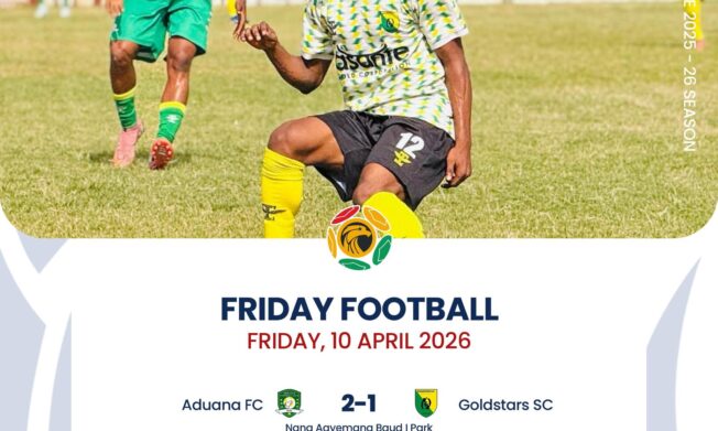 Premier League: Aduana FC stun leaders Gold Stars with injury-time winner