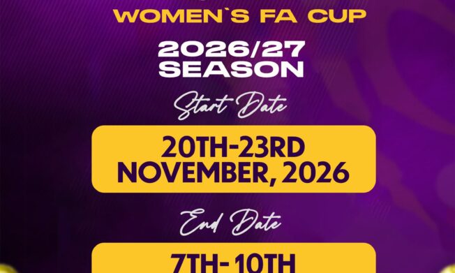 2026/27 Women’s FA Cup kicks start on November 20