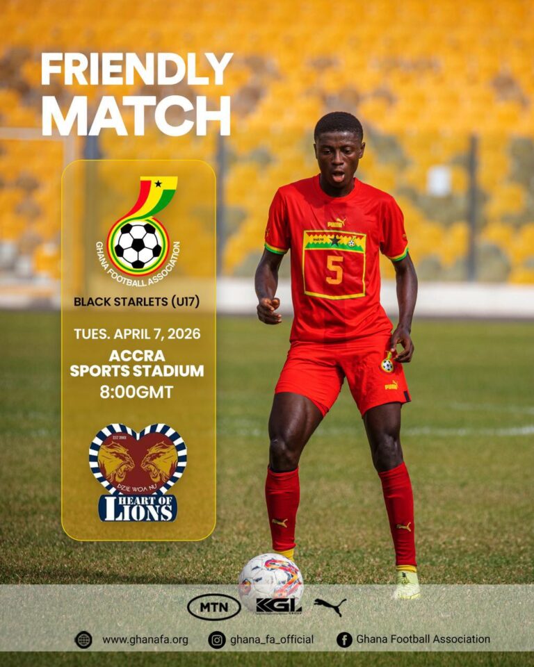 Black Starlets Set for Pre-AFCON Friendly Against Heart of Lions