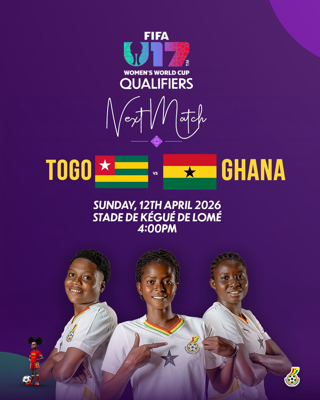 Black Maidens set to depart for Lomé on Friday ahead of FIFA U-17 Women’s World Cup Qualifier
