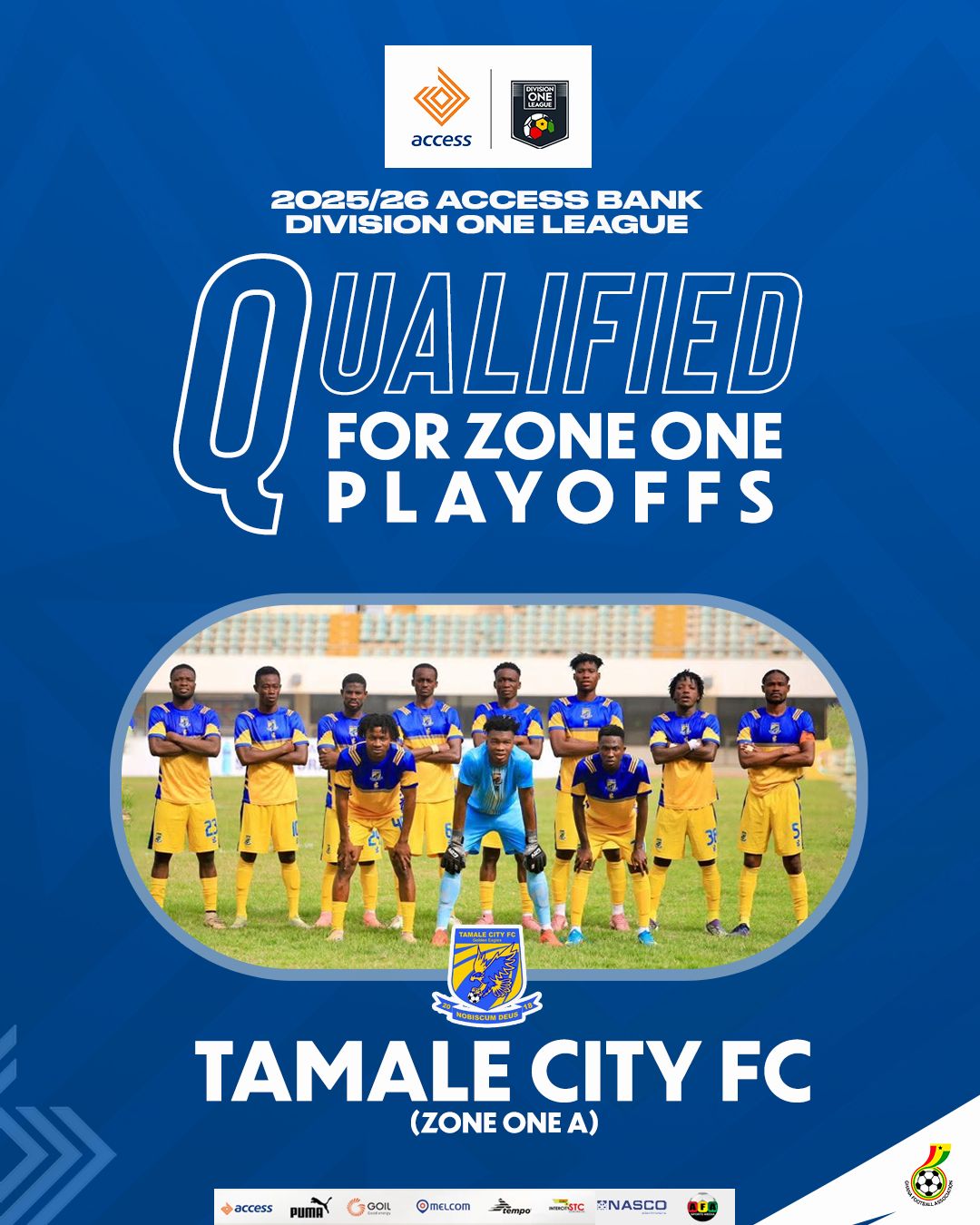 Tamale City FC seal playoff spot after topping Zone One A