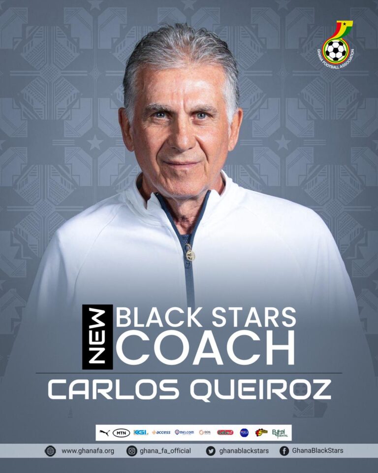 Black Stars Coach Carlos Queiroz to meet Media in Accra on Thursday