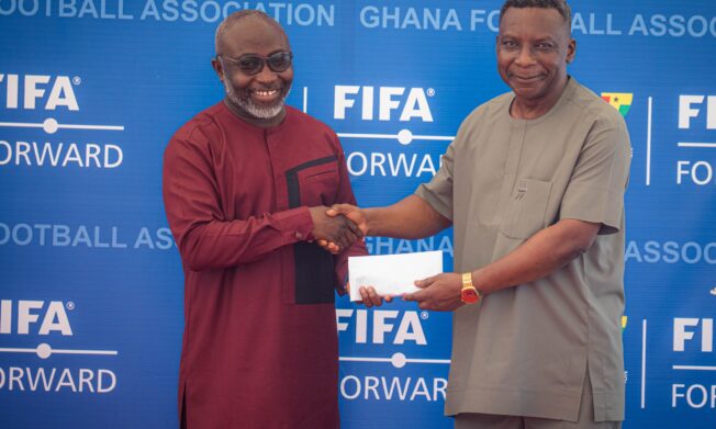 Northern RFA Receives Pickup Vehicle from GFA Through FIFA Forward Programme