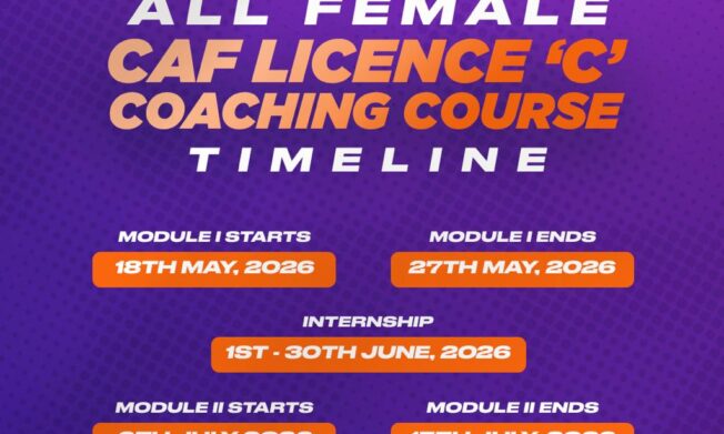 FIFA Women’s Development Programme: GFA offers CAF Licence C Coaching Course to 30 Female Coaches