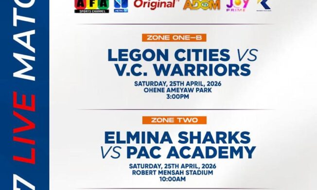 Three live matches scheduled for Matchday 27 of Access Bank Division One League