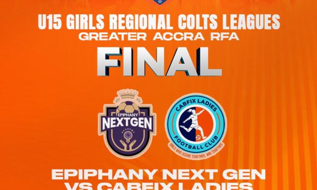 Epiphany Next Gen face CABFIX Ladies in Greater Accra U15 Girls Colts League final