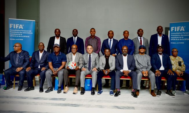 President Kurt Edwin Simeon-Okraku attends FIFA Forward consultative meeting in Abidjan