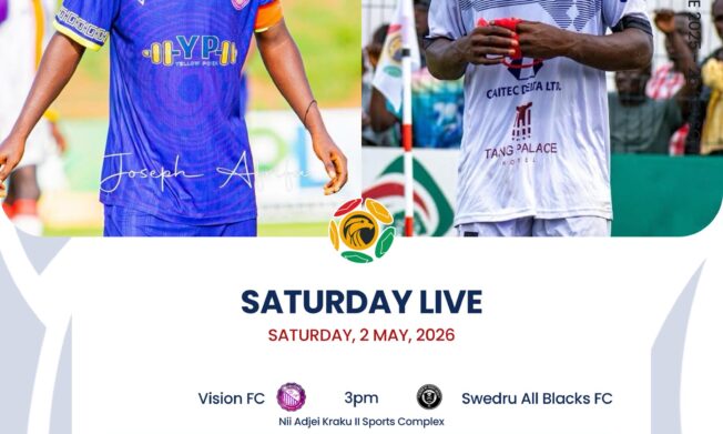 Premier League: Vision FC, Swedru All Blacks face-off in survival showdown on Saturday