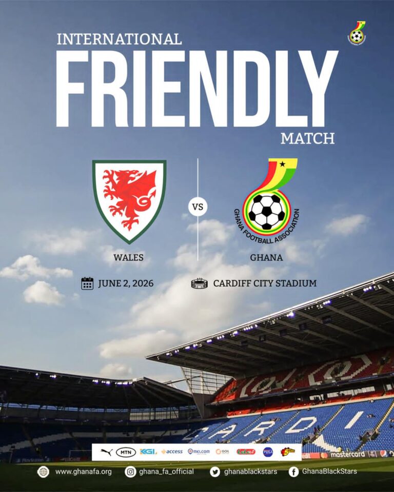 Match tickets for Wales vs Ghana now on sale