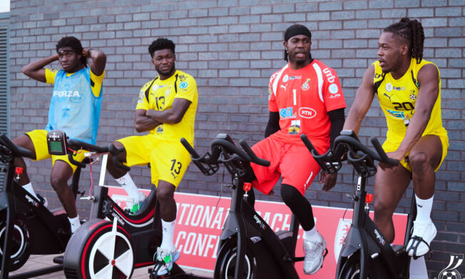 PHOTOS: Black Stars continues preparations in Cardiff for Wales friendly and FIFA World Cup