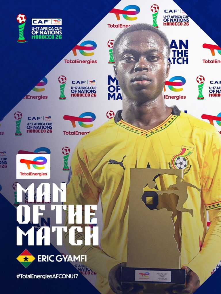 Eric Adu Gyamfi Wins Man of the Match Award in Ghana’s Draw Against Algeria