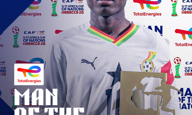 Joseph Narbi Named Man of the Match in Ghana’s Victory Over South Africa