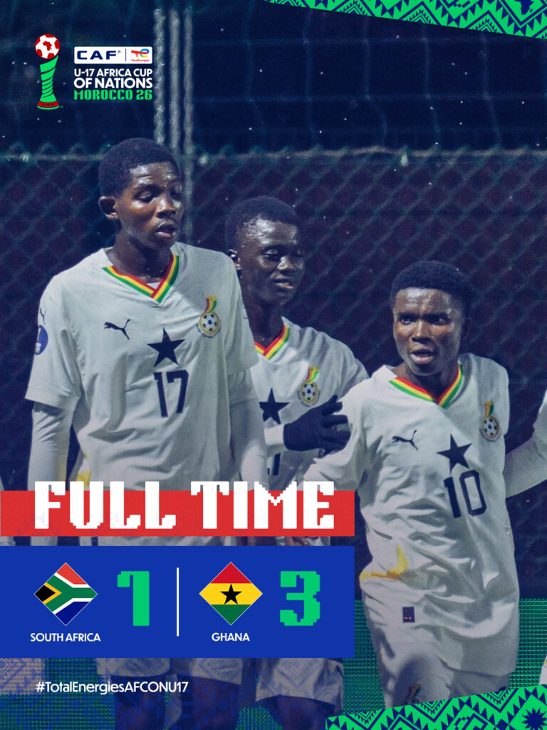 Black Starlets Beat South Africa 3-1 But Miss Out on Second Place After Drawing of Lots