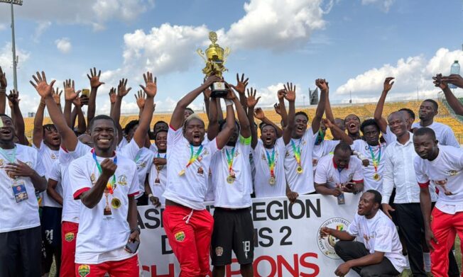 Pro Sports Crowned Ashanti Division Two Champions, Secure Division One Qualification