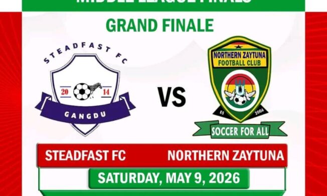 Steadfast FC, Northern Zaytuna Clash in Northern Regional Division Two Middle League Final