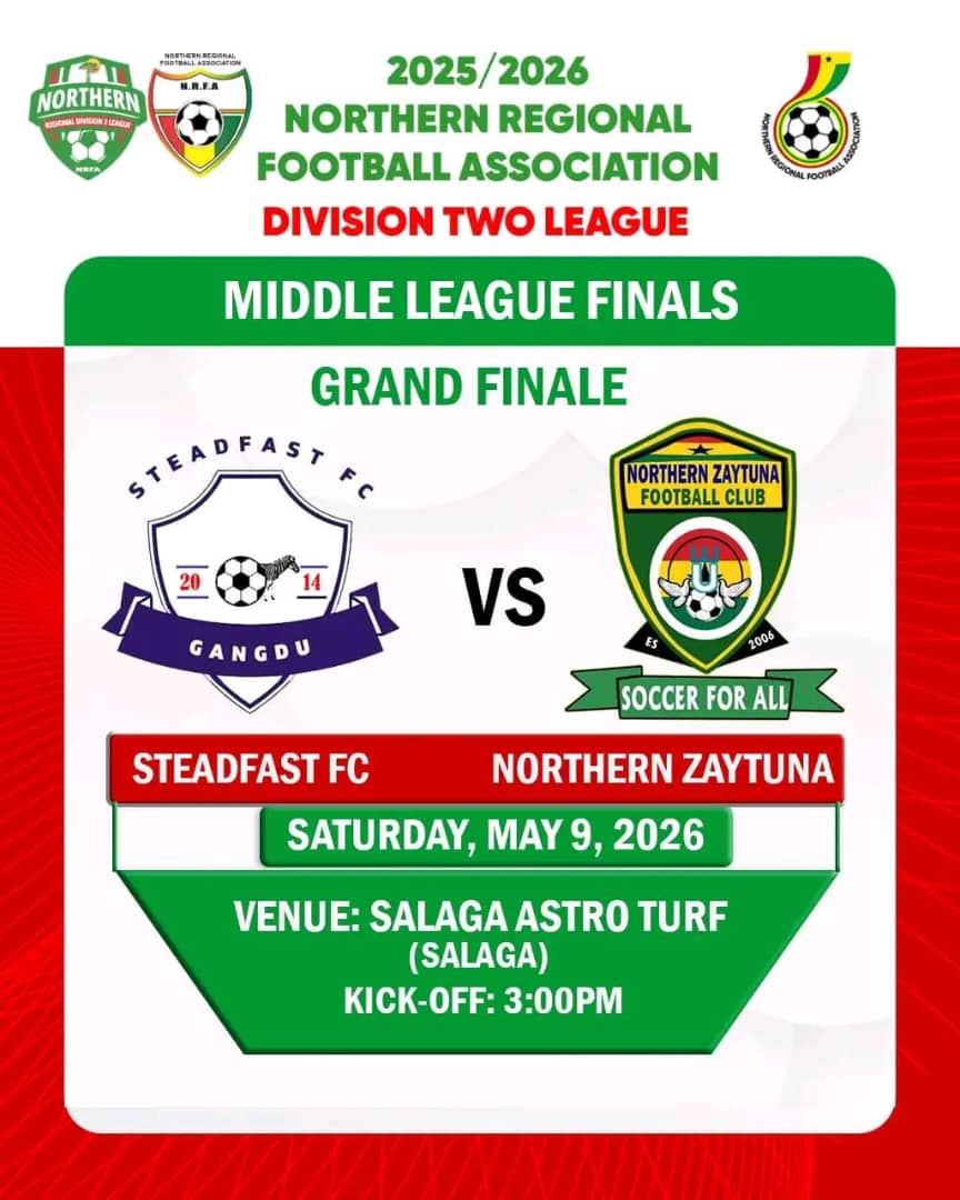 Steadfast FC, Northern Zaytuna Clash in Northern Regional Division Two Middle League Final