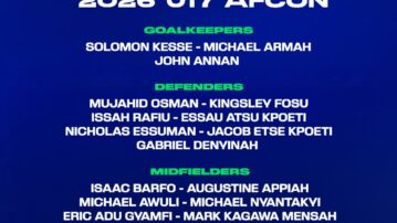 Dr. Ogum Names Black Starlets Squad for 2026 U-17 AFCON