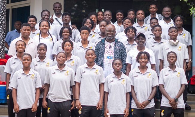 President Simeon-Okraku rallies Black Princesses ahead of Uganda decider