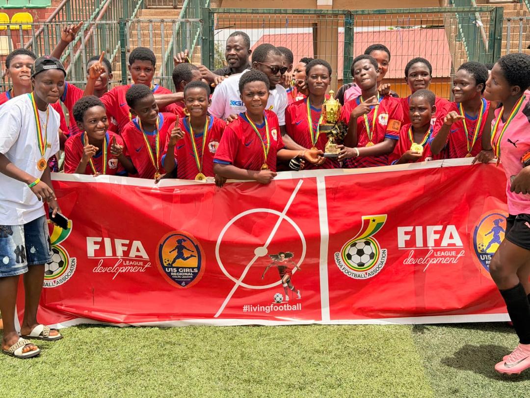 Dreamz Ladies FC crowned Champions of maiden U-15 Girls League in Ashanti Region 