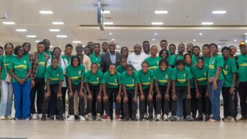 Vice President Mark Addo leads delegation to welcome Black Princesses after World Cup qualification
