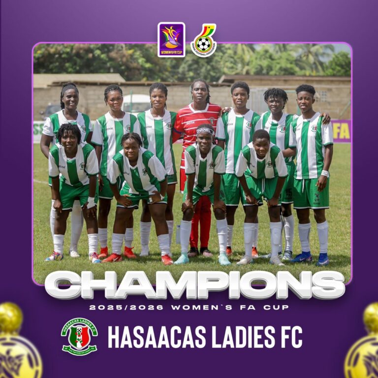 Hasaacas Ladies clinch 2025/26 Women’s FA Cup title after penalty shootout drama against Army Ladies