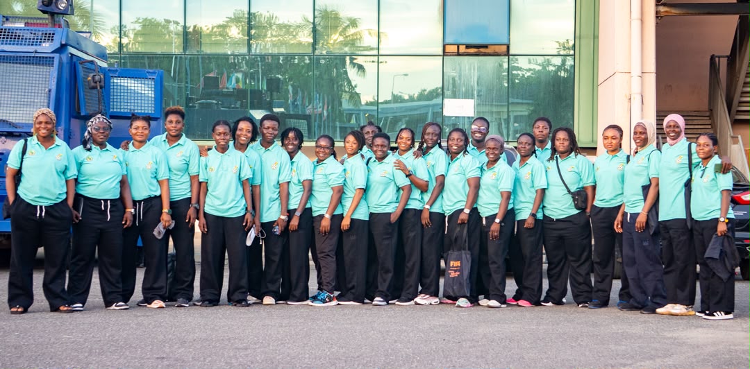 CAF Licence C participants observe Black Maidens victory as part of coaching training
