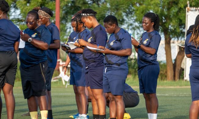All-Female CAF Licence C coaching course completes Module One