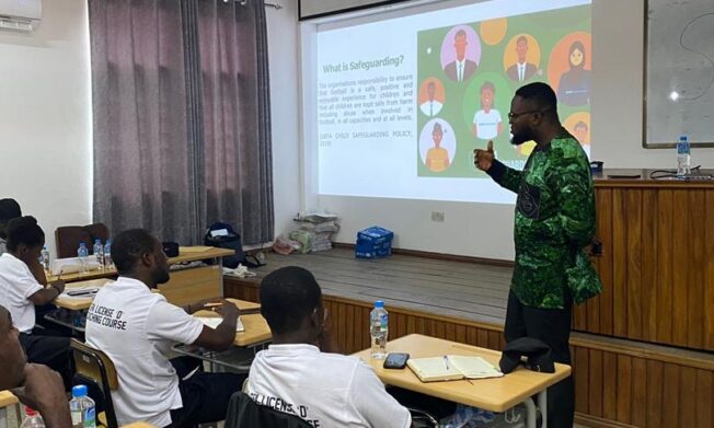 GFA and University of Ghana strengthen Coach Education with Safeguarding lecture in License D Course