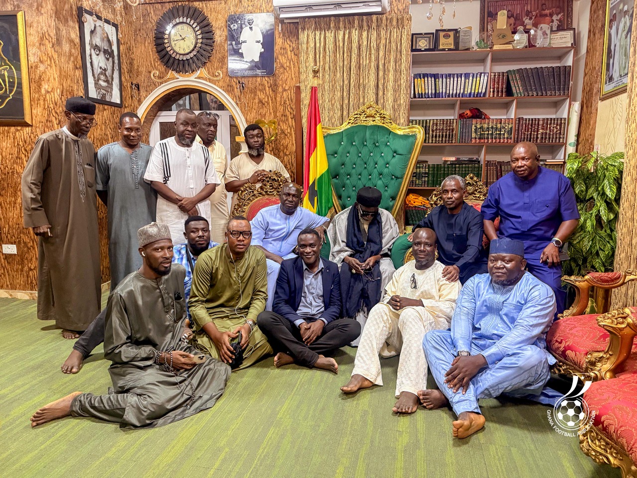 Black Stars Management pays courtesy call on Chief Imam as nationwide prayers begin for 2026 World Cup campaign