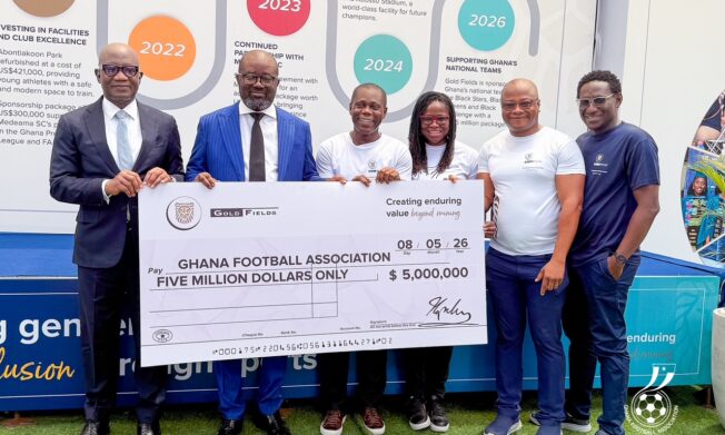 Gold Fields Ghana seals $5 million partnership with Ghana Football