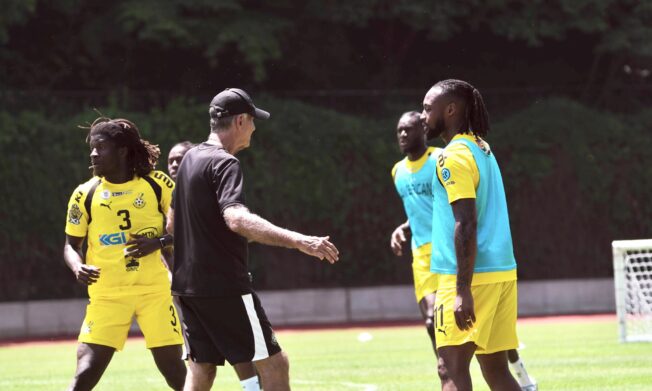 Black Stars hit the ground running with training at American University stadium