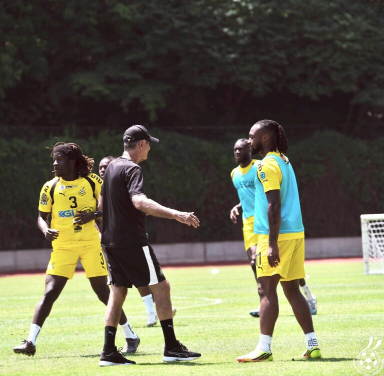 Black Stars hit the ground running with training at American University stadium