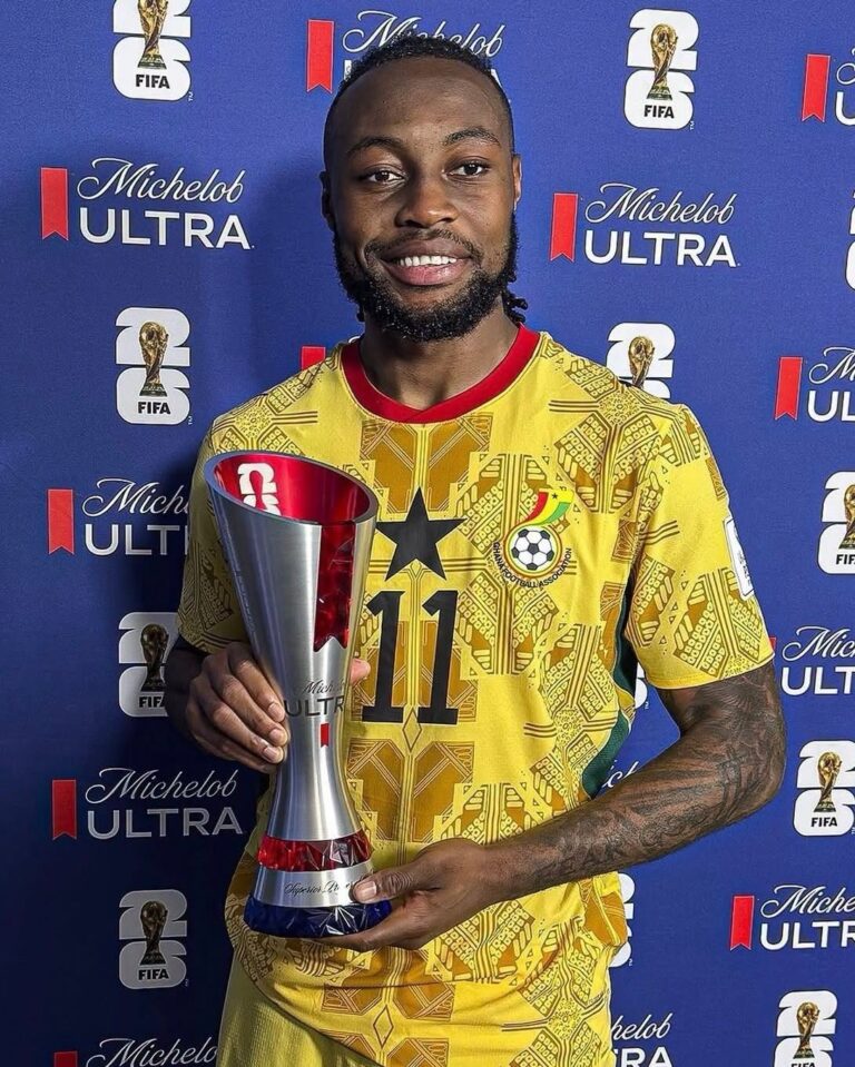 Semenyo named player of the match in Ghana’s World Cup opening win over Panama