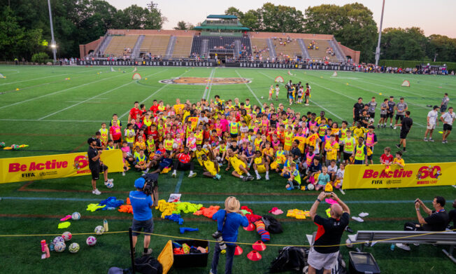 Ghanaian Icons motivate kids to Be Active in Rhode Island