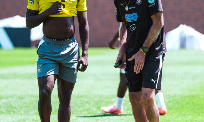 Black Stars hold recovery training at Bryant University after gritty England draw