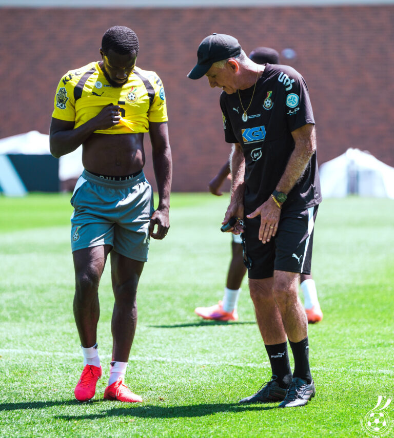 Black Stars hold recovery training at Bryant University after gritty England draw