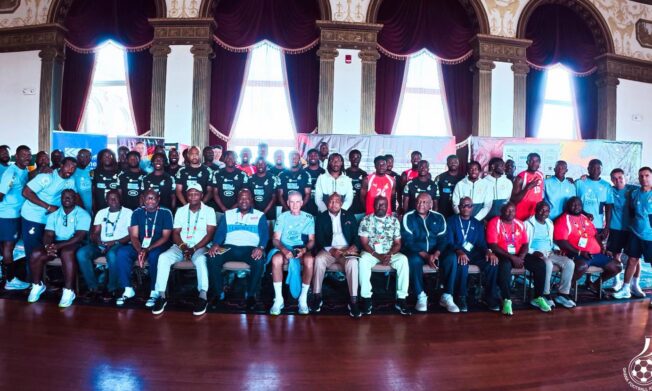 No team can intimidate you: Ministers, Ambassador visit Black Stars camp ahead of Croatia decider