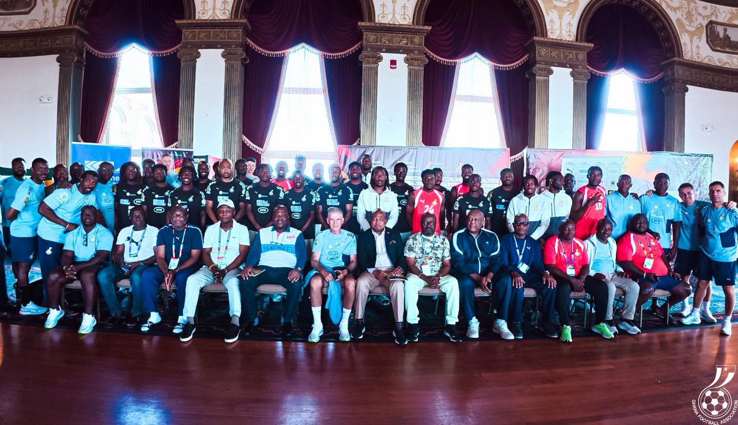 No team can intimidate you: Ghana Ministers, Ambassador visit Black Stars camp ahead of Croatia decider