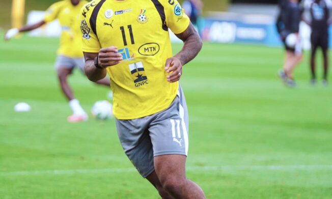 PHOTOS: Black Stars put in the work ahead of England test
