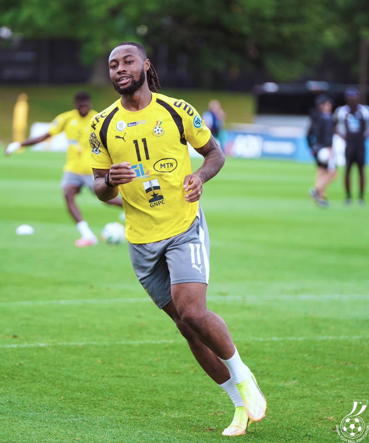 PHOTOS: Black Stars put in the work ahead of England test