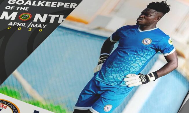 Eric Ofori Antwi named NASCO Ghana Premier League Goalkeeper of the Month for April/May