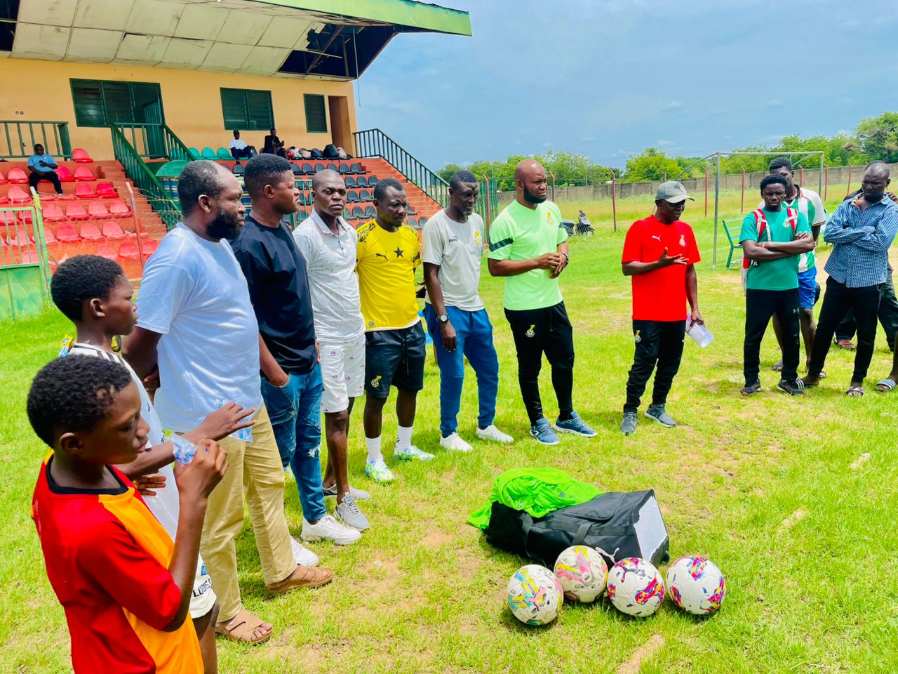 Kasim Mingle Concludes Black Starlets Scouting Exercise in Upper West Region